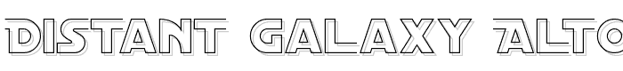 Distant Galaxy AltOutline font